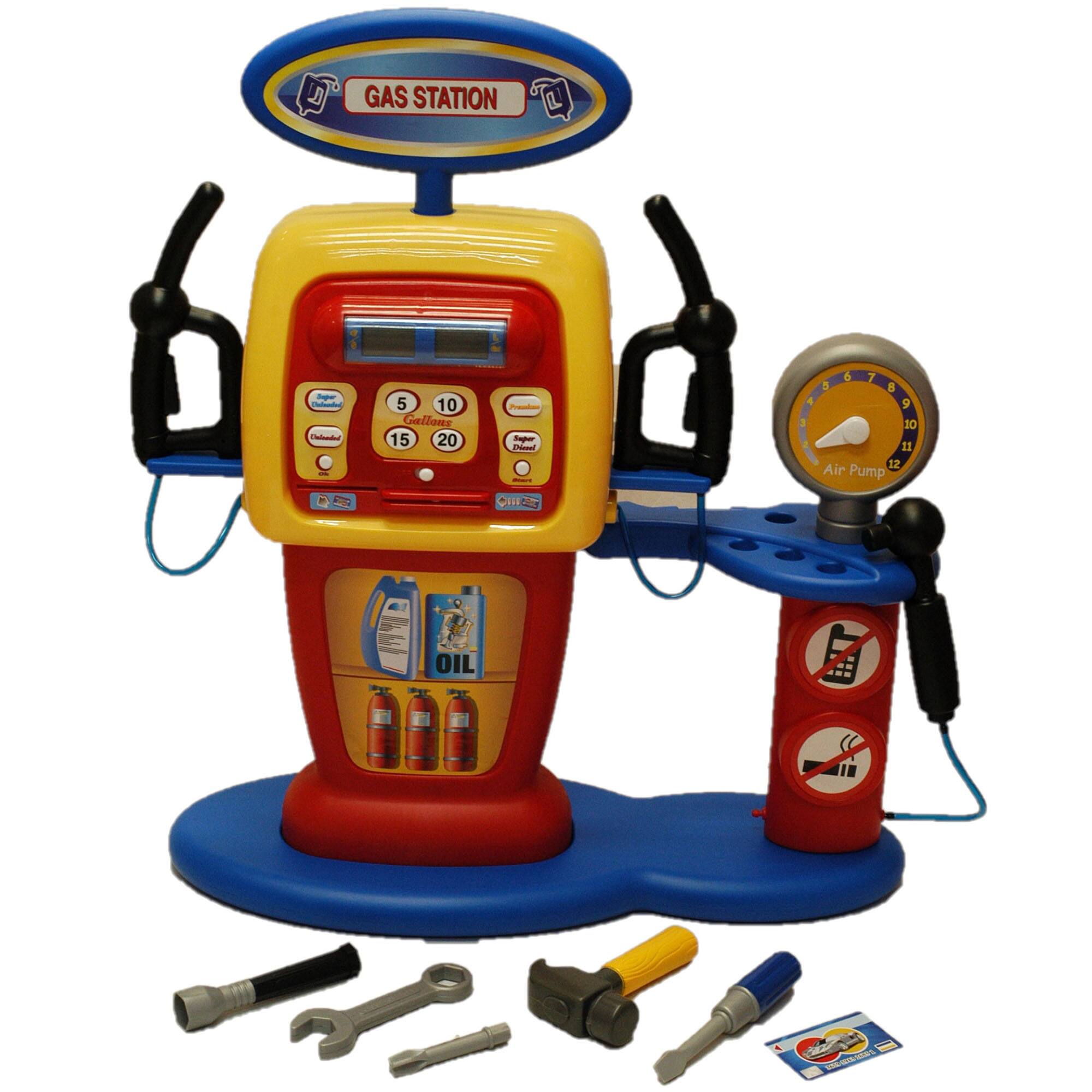 Children's Electronic Self-Service Gas Station Playset